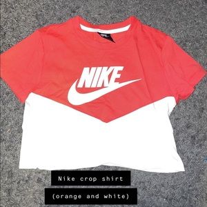 Nike crop shirt